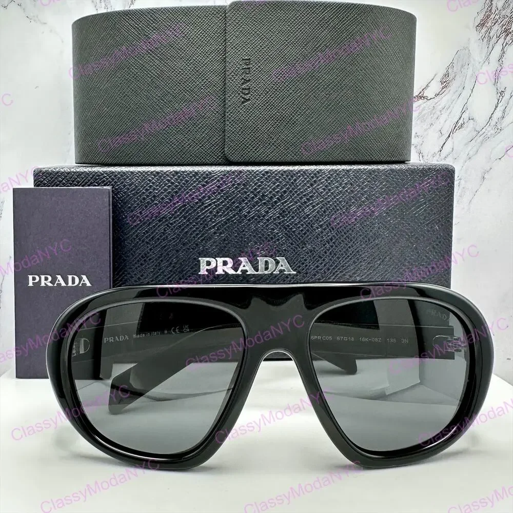 New PRADA Sunglasses Aviator Shield Mask